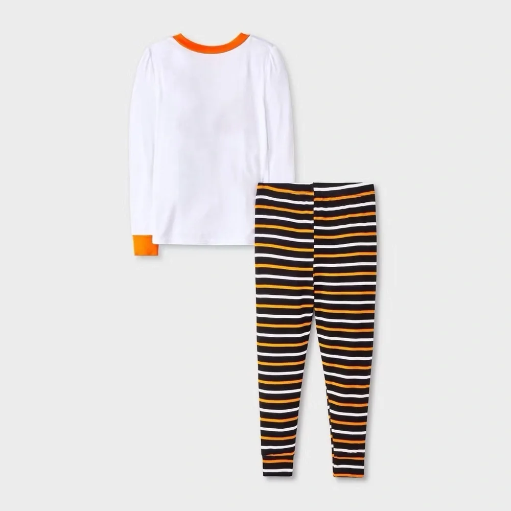 Dr. Seuss nwt Thing 1 Thing 2 Long Sleeve Snug Fit Pajama Set - Black/White 4T